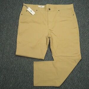 Onward Reserve Pants Mens 42x30 British Khaki 5 Pocket Stretch Chino NWT